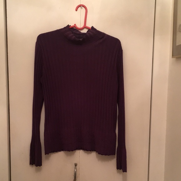 Ribbed knit turtleneck - Picture 1 of 4